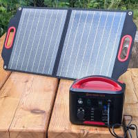 Outdoor Tech Grizzly Portable Power Station & Solar Panel